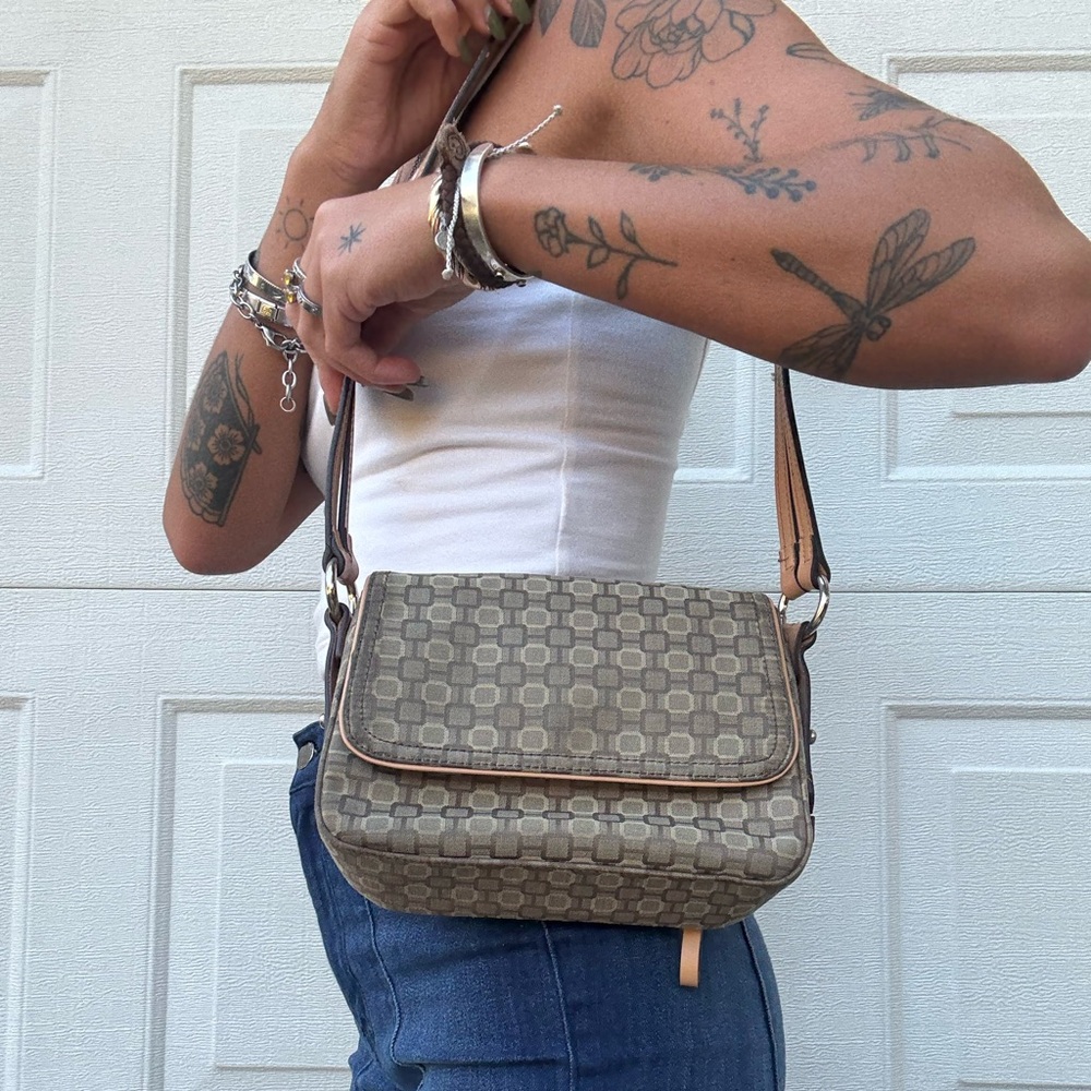 Y2K Nine West Tan Shoulder Bag